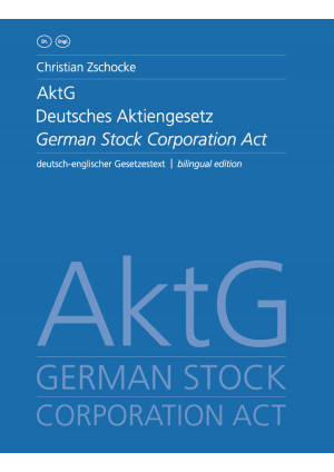 AktG Deutsches Aktiengesetz / German Stock Corporation Act