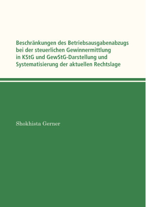 Beschränkungen des Betriebsausgabenabzugs bei der steuerlichen Gewinnermittlung 