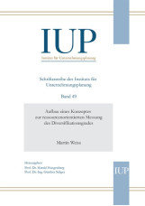 Aufbau eines Konzeptes zur ressourcenorientierten Messung des Diversifikationsgr