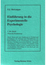 Einführung in die experimentelle Psychologie / Einführung in die experimentelle 