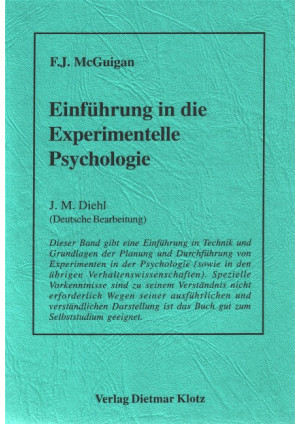 Einführung in die experimentelle Psychologie / Einführung in die experimentelle 