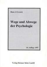 Wege und Abwege der Psychologie / Wege und Abwege der Psychologie