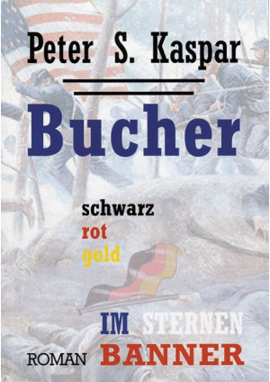 Bucher schwarz rot gold im Sternen Banner