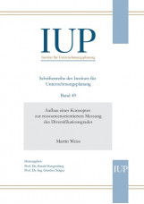 Aufbau eines Konzeptes zur ressourcenorientierten Messung des Diversifikationsgr