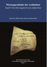 Wissensgeschichte der Architektur Band II: Vom Alten Ägypten bis zum Antiken Rom